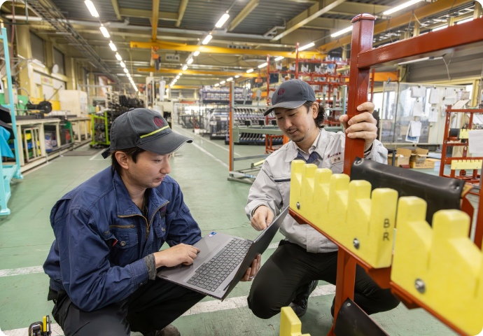 小回りの利く対応力と社内一貫生産体制
