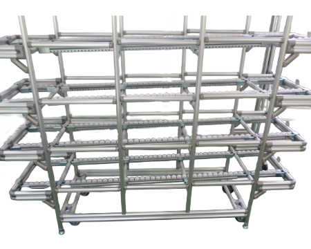 アルミ製部品棚