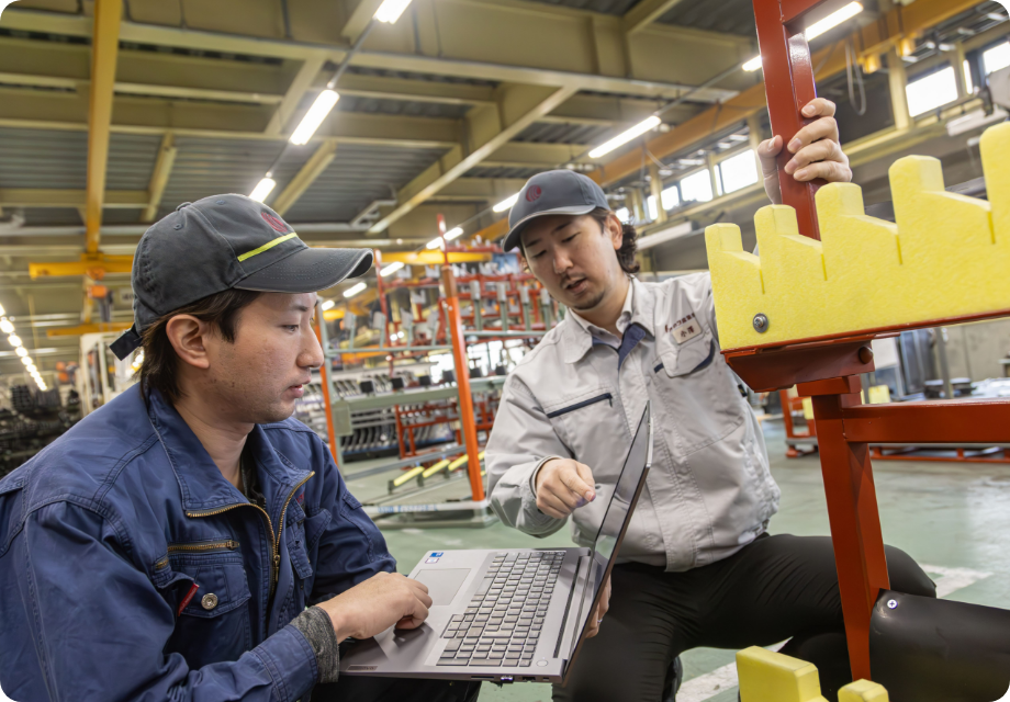 営業・生産管理・製造が一体となった迅速な対応力